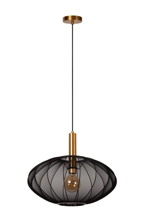 Lucide CORINA - Pendant light - Ø 50 cm - 1xE27 - Black - detail